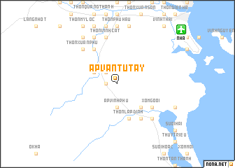 map of Ấp Vạn Tự Tây