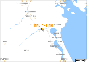 map of Ấp Vĩnh Bình