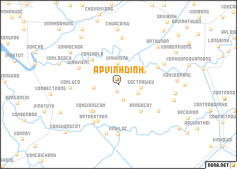 map of Ấp Vĩnh Ðịnh