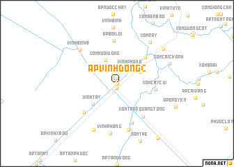 map of Ấp Vĩnh Ðông (2)