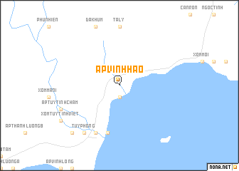 map of Ấp Vĩnh Hảo