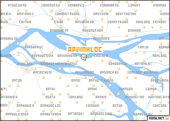 map of Ấp Vĩnh Lộc