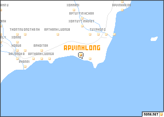 map of Ấp Vĩnh Long