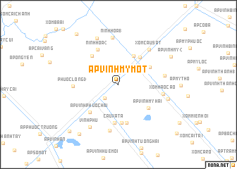 map of Ấp Vĩnh Mỹ Một