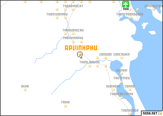 map of Ấp Vĩnh Phú