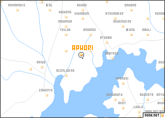 map of Apwori