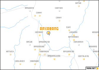map of Ấp Xa Bang