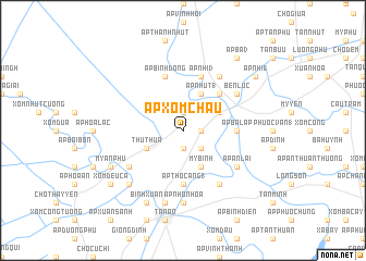 map of Ấp Xóm Châu