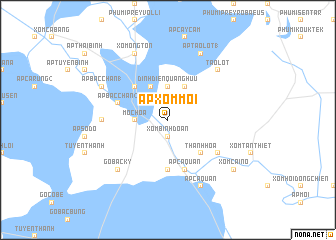 map of Ấp Xóm Mới