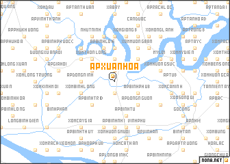 map of Ấp Xuân Hòa