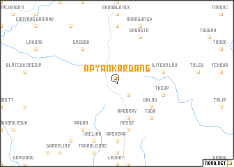 map of Ấp Yan Kar Ðăng