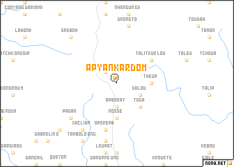 map of Ấp Yan Kar Dom