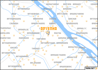 map of Ấp Yên Hạ