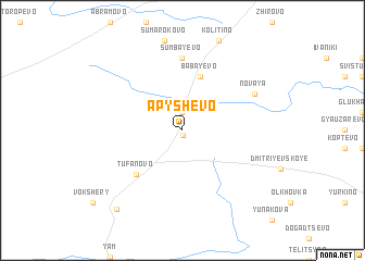 map of Apyshevo