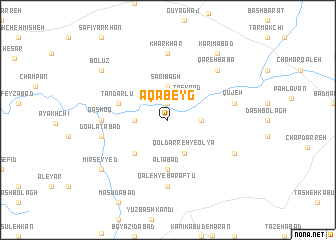 map of Āqā Beyg