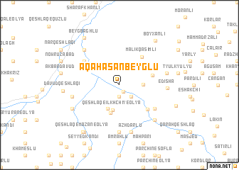 map of Āqā Ḩasan Beyglū