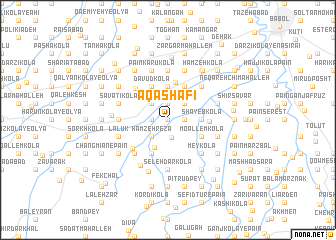 map of Āqā Shafī‘