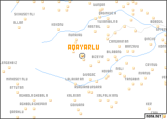 map of Āqā Yārlū