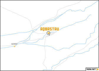 map of Aqbastaū