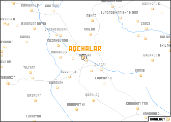 map of Āqchalar