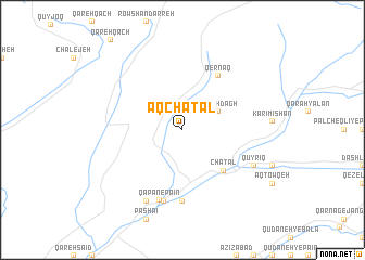 map of Āq Chatal