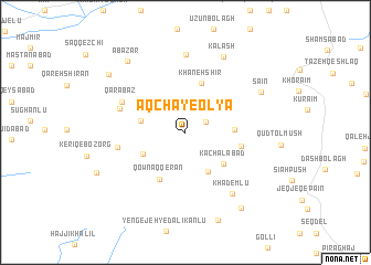 map of Āqchāy-e ‘Olyā