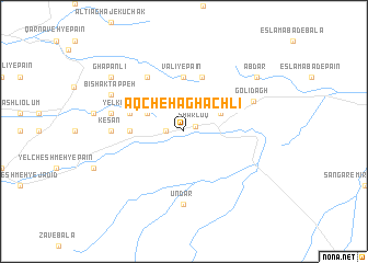 map of Āqcheh Āghāchlī