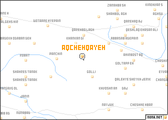 map of Āqcheh Qayeh