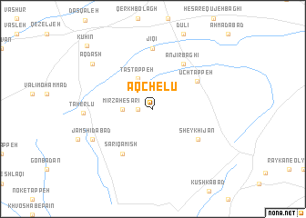 map of Āqchelū