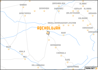 map of Āqcholujah