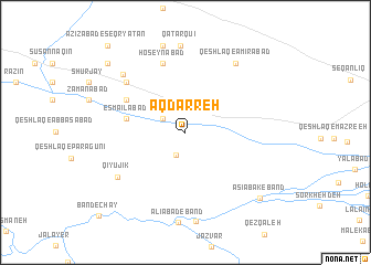 map of Aqdarreh