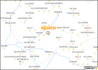 map of Āq Dāshī