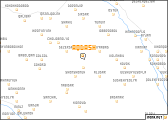 map of Āqdāsh