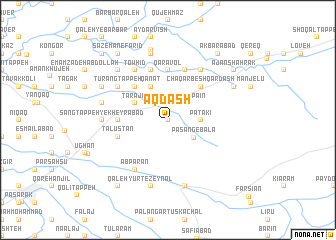 map of Āqdāsh