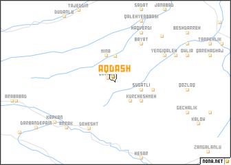 map of Āqdāsh