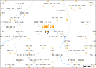 map of ‘Aqībah