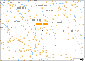 map of Āqil Dal