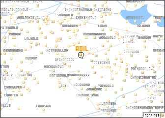 map of Āqil
