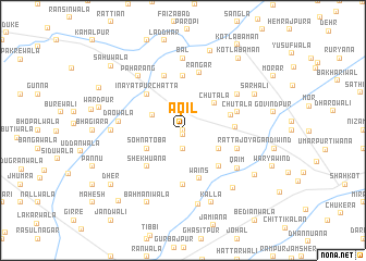 map of Aqīl