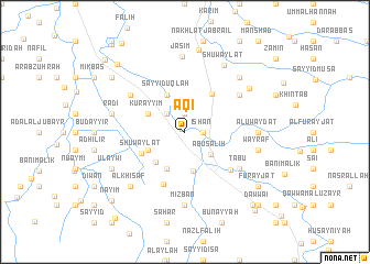 map of Aqi