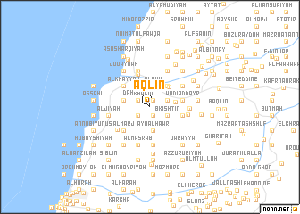 map of ‘Aqlīn