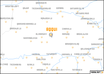 map of Āq Qūʼī