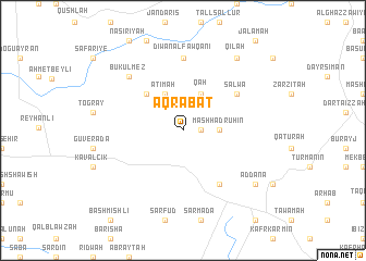 map of ‘Aqrabāt