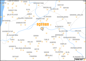 map of ‘Aqrabā
