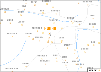 map of ‘Aqrah