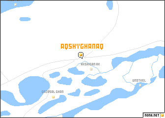 map of Aqshyghanaq