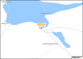 map of Aqsū