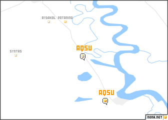 map of Aqsū