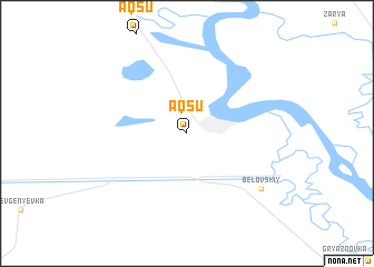 map of Aqsū