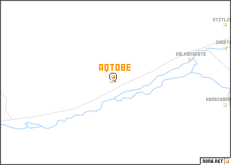 map of Aqtöbe